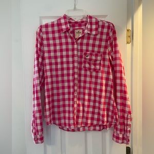 Holister Plaid Button Up